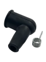 Tapa de ignicion (chupón) con resorte de motoguadaña recta compatible con Husqvarna 143 RII