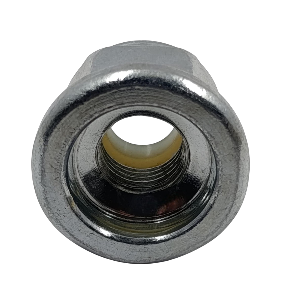 Tuerca de cabezal de motoguadaña mochilera compatible con Stihl FR450 (M10x1.0LH/16mm)