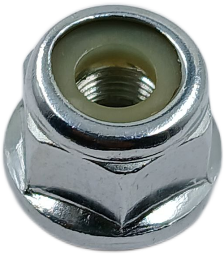 Tuerca de cabezal de motoguadaña recta compatible con Stihl FR450 (M10x1.0LH/16mm)