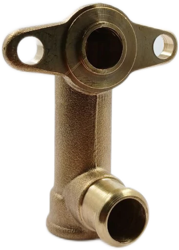 [A3.7.m6] Pieza de bronce derecha de succion de bomba de motofumigadora compatible con TU26