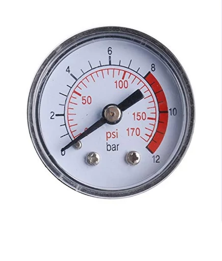 [C1.8.b1] Reloj de medidor para compresora de presión del aire 0-170 PSI 012BAR