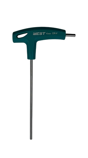 [A2.8.g3] Llave hexagonal 4mm en T - largo de 133mm para motosierras y motoguadañas