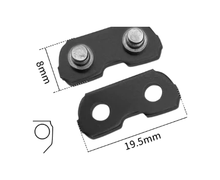 [A2.7.k2] Candado de cadena .404" para motosierra compatible con Husqvarna 288 390 395
