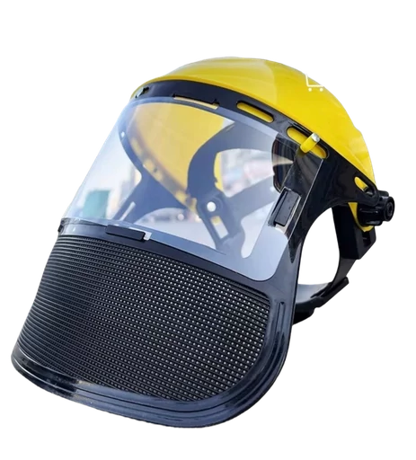 [A1.8.j6] Casco de proteccion para motoguadaña con visor
